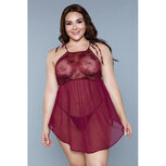 Alana Nachtjurkje - Plus Size - Rood Alana Nachtjurkje - Plus Size - Rood