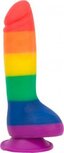 Addiction - Justin Rainbow Siliconen Dildo - 19 cm Addiction - Justin Rainbow Siliconen Dildo - 19 cm