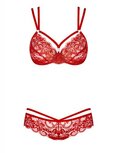 2-Delige Kanten BH Set - Rood 2-Delige Kanten BH Set - Rood