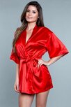 Getting Ready Satijnen Kimono - Rood Getting Ready Satijnen Kimono - Rood